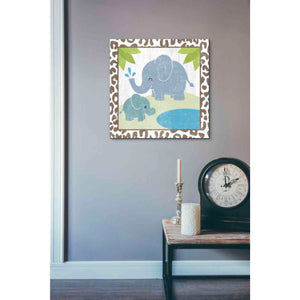 'Safari Fun Elephant' by Moira Hershey, Canvas Wall Art,18 x 18