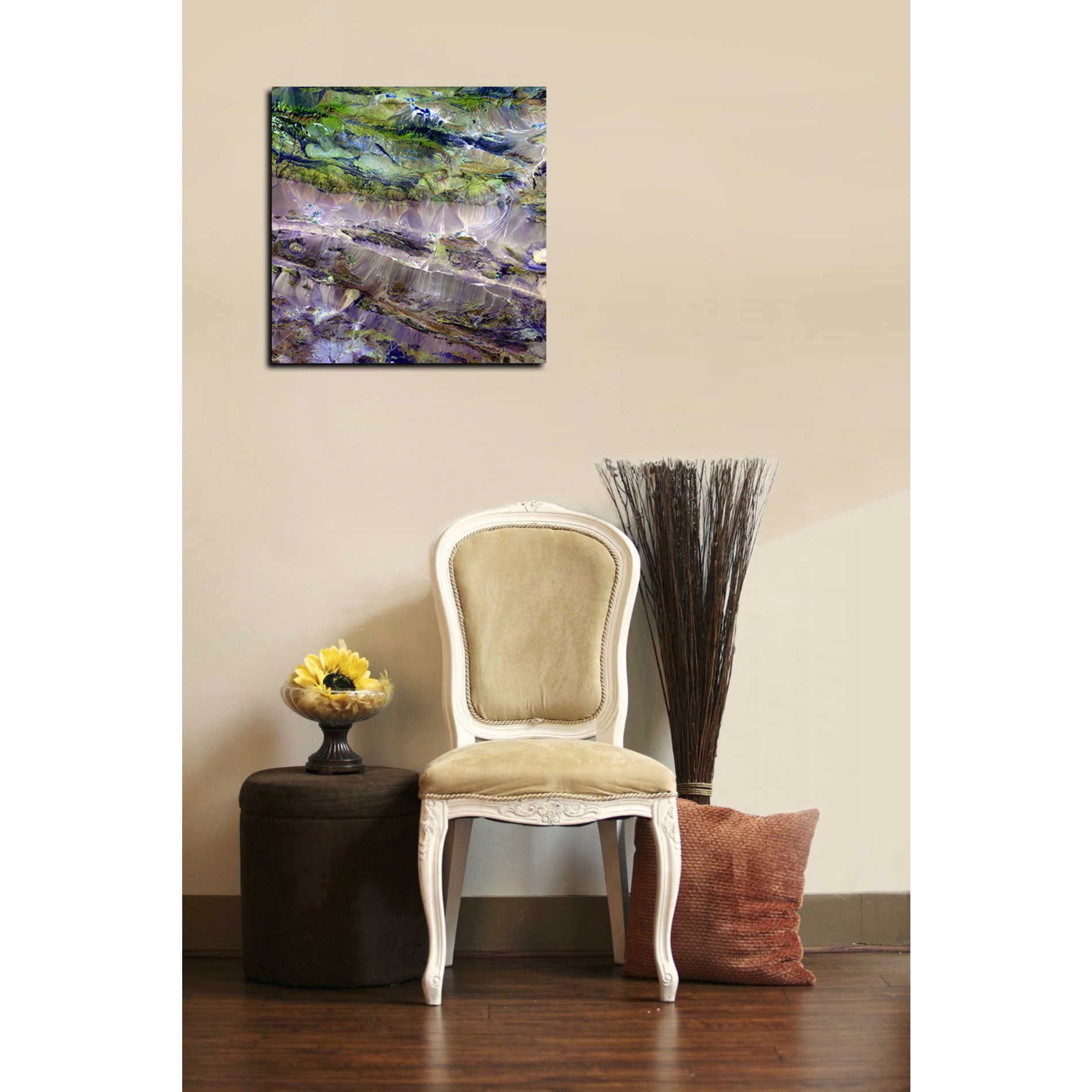 'Earth As Art: Edrengiyn Nuruu' Canvas Wall Art,18 x 18