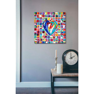 'Hearts of a Different Color I' by Carolee Vitaletti Giclee Canvas Wall Art