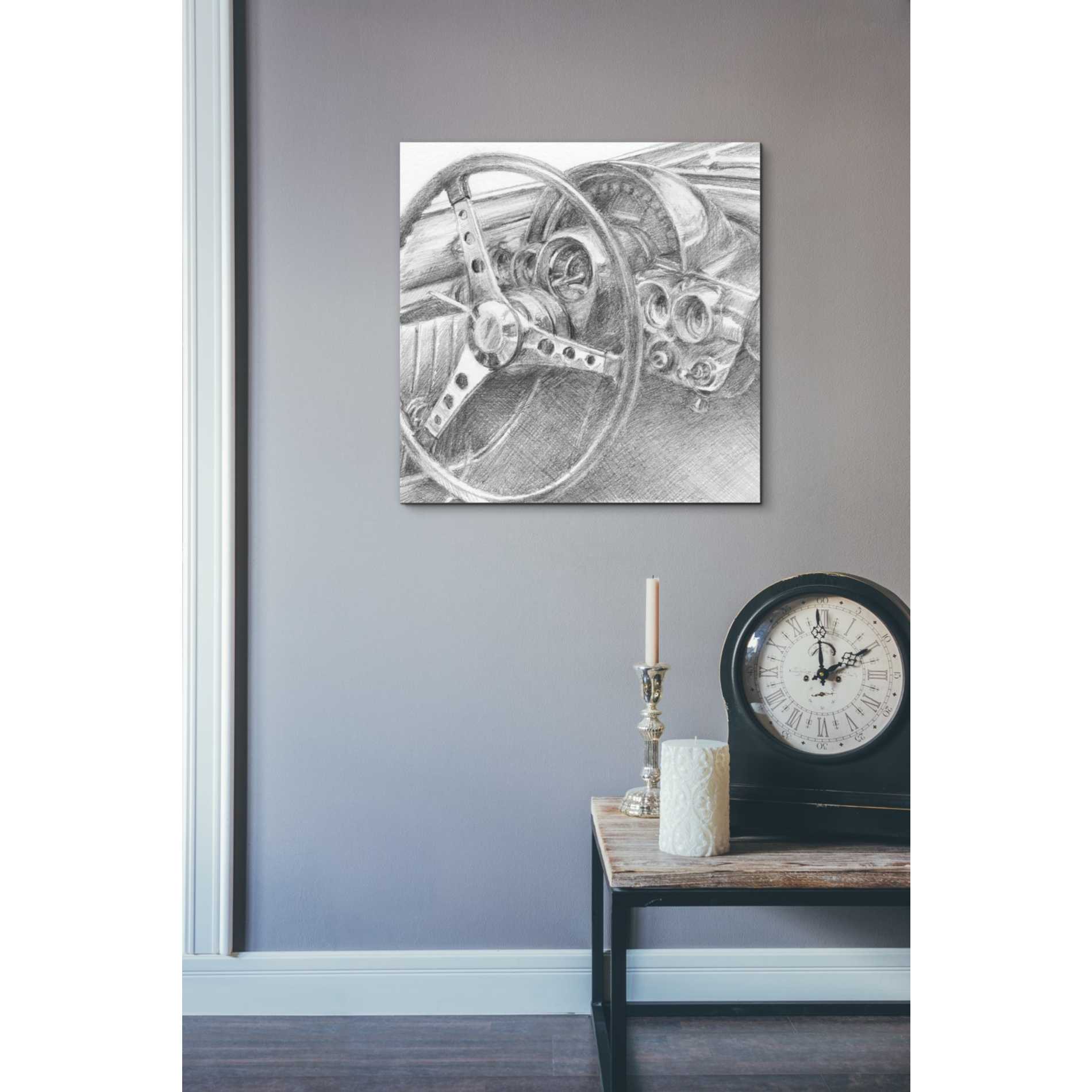 'Behind the Wheel II' by Ethan Harper Canvas Wall Art,18 x 18