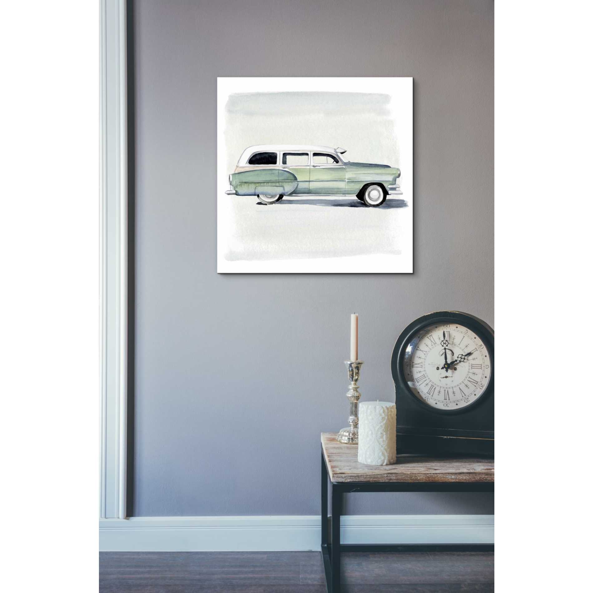 'Classic Autos III' by Jennifer Paxton Giclee Canvas Wall Art