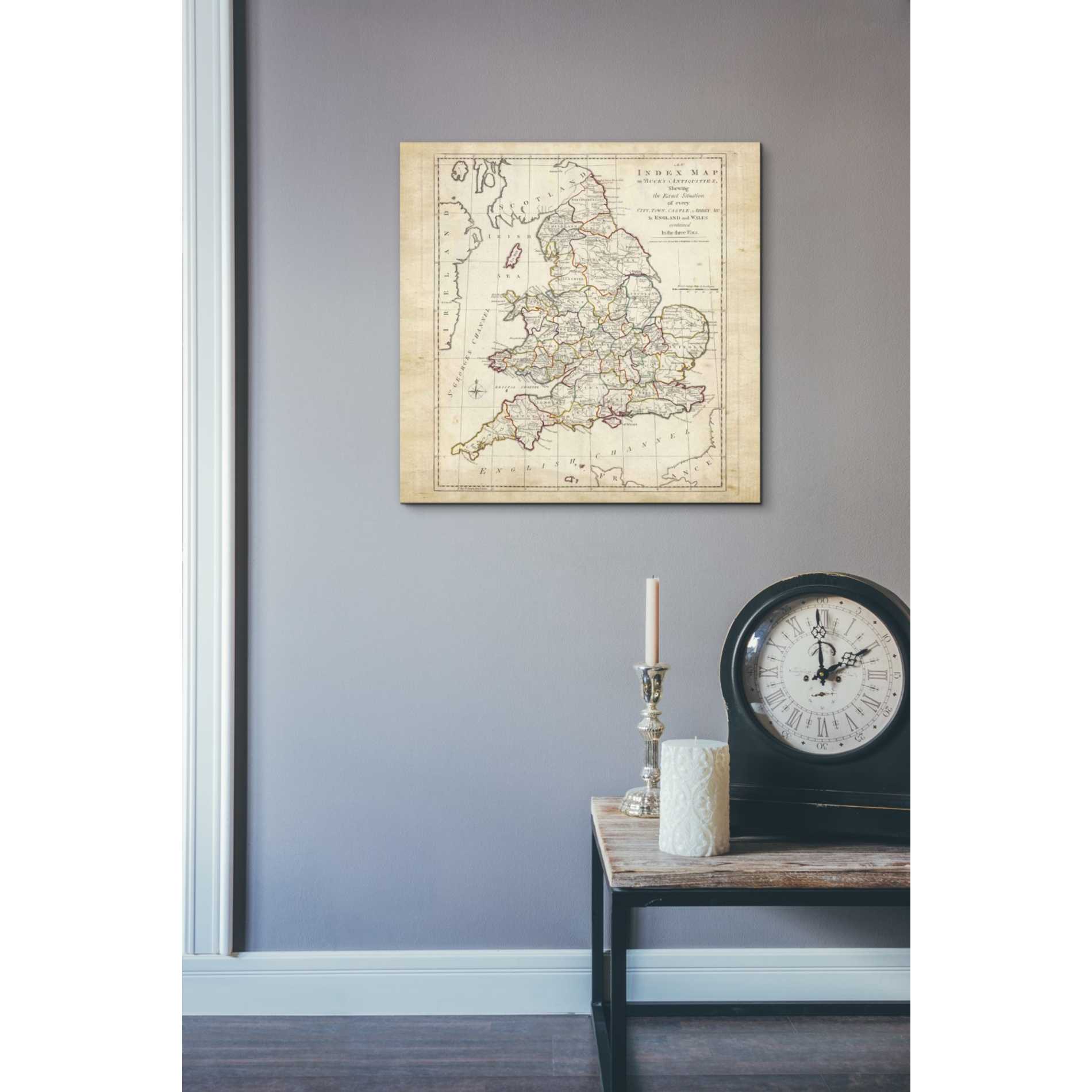'Towns, Castles & Abbeys in England & Wales' by Unknown Giclee Canvas Wall Art