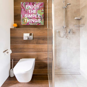 'Enjoy The Simple Things' by Linda Woods, Canvas Wall Art,18 x 18