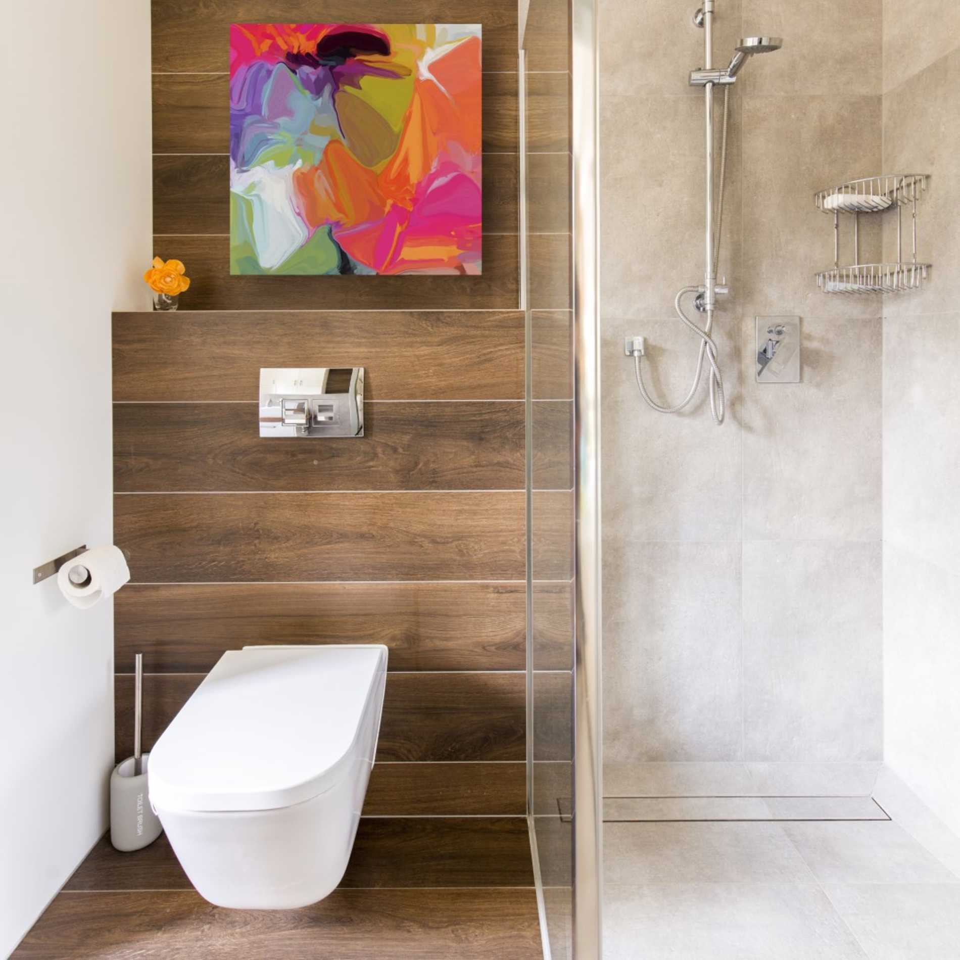 'Color Vibrations 2' by Irena Orlov, Canvas Wall Art,18 x 18