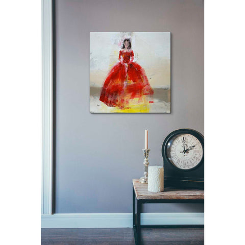 Image of 'Masquerade' by Oscar Alvarez Pardo, Canvas Wall Art,18 x 18