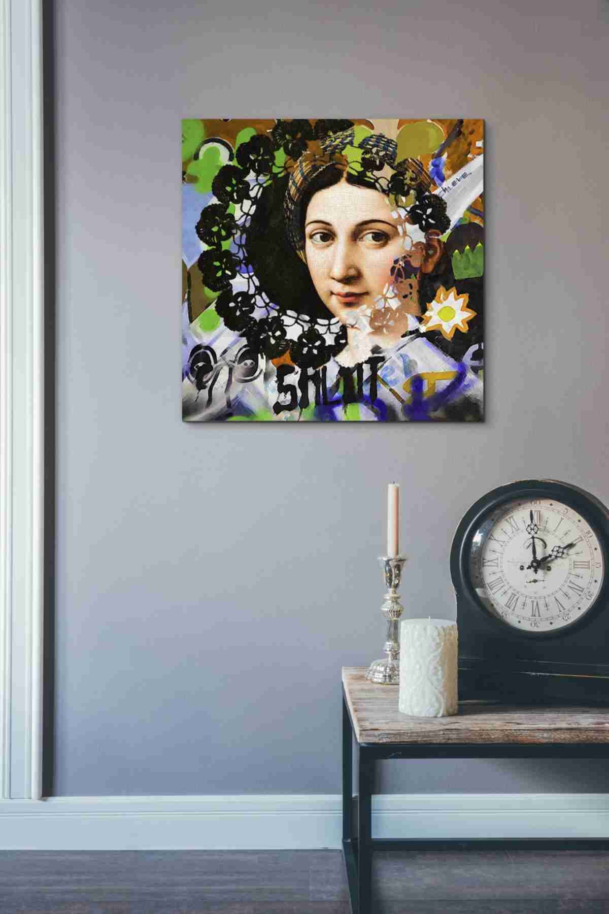 'Classic Graffiti 3' by Karen Smith, Canvas Wall Art,18x18