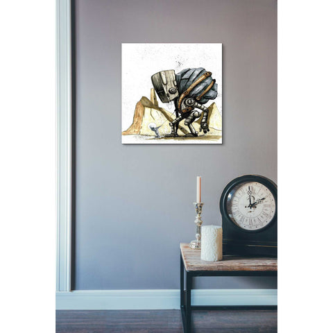 Image of 'Ink Bot 2.0' by Craig Snodgrass, Canvas Wall Art,18 x 18