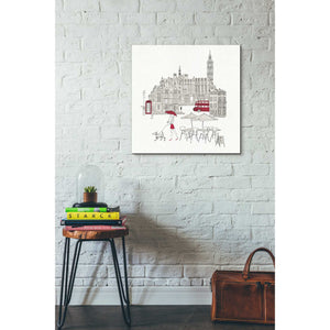 'World Cafes' by Avery Tillmon, Canvas Wall Art,18 x 18