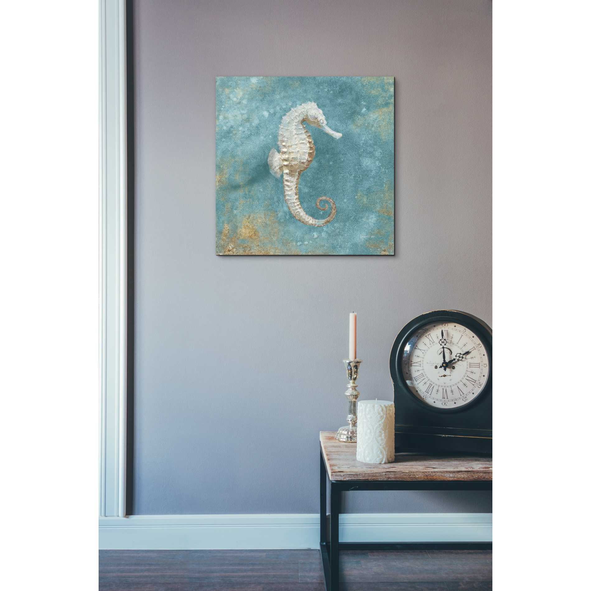 'Treasures From The Sea I' by Danhui Nai, Canvas Wall Art,18 x 18