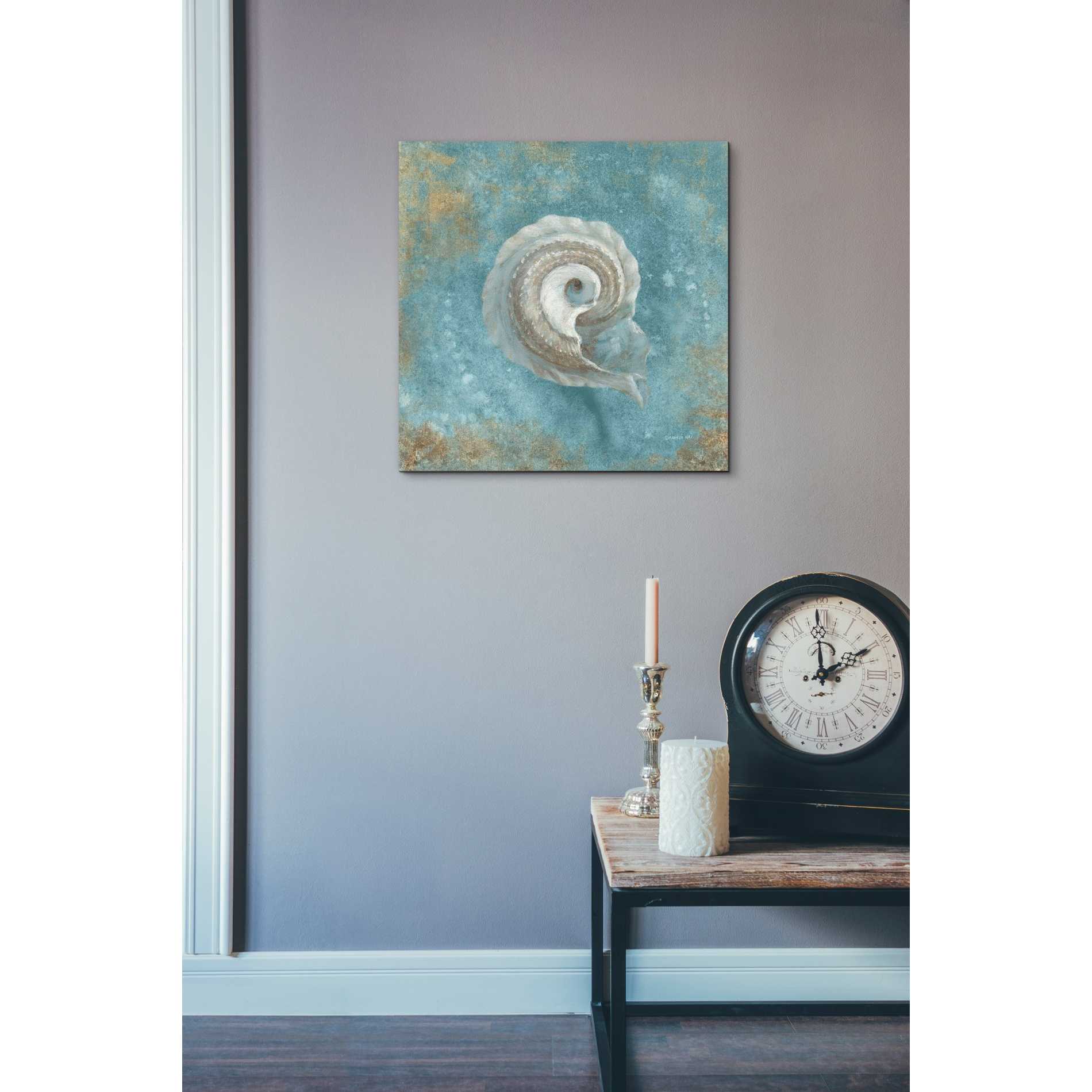 'Treasures From The Sea III' by Danhui Nai, Canvas Wall Art,18 x 18