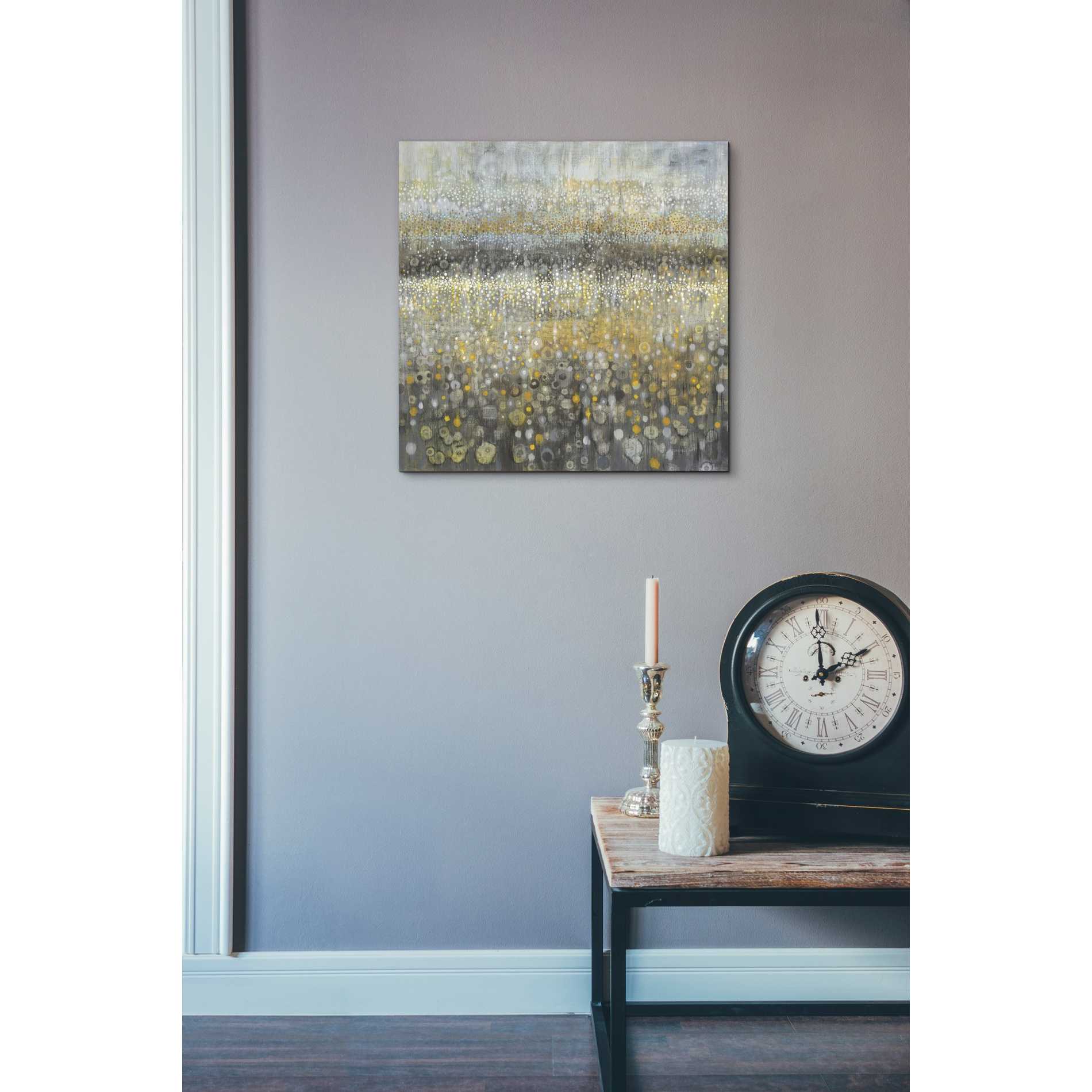 'Rain Abstract II' by Danhui Nai, Canvas Wall Art,18 x 18