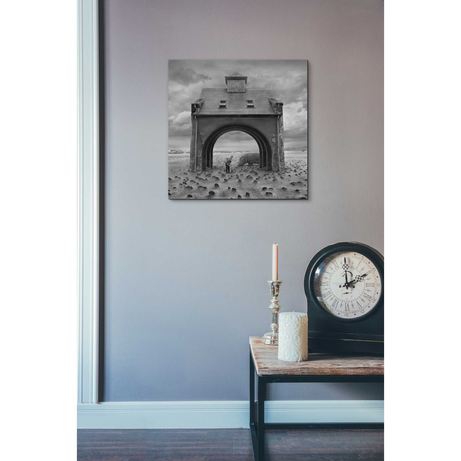 'Gate' by Dariusz Klimczak, Canvas Wall Art,18 x 18