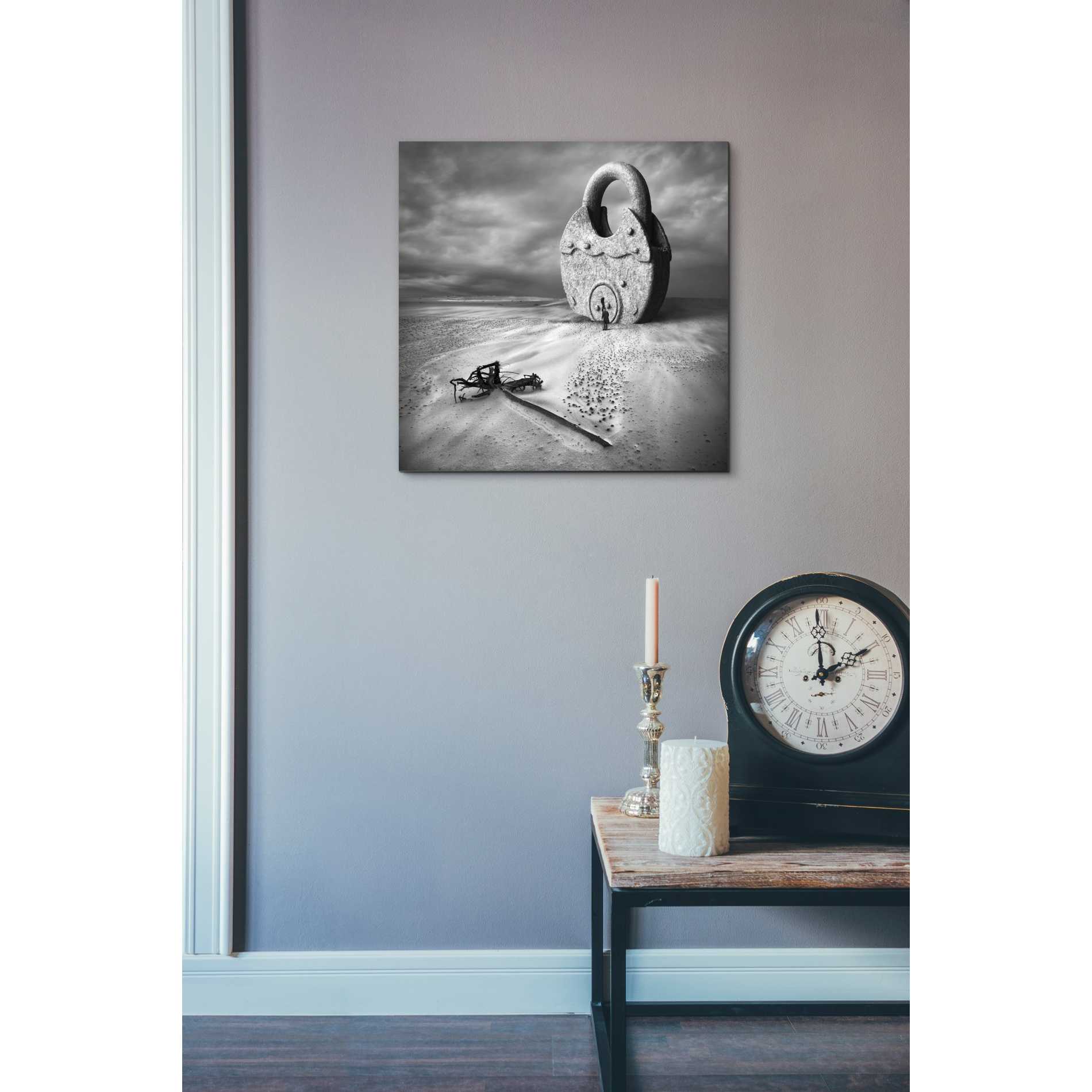 'Keyman' by Dariusz Klimczak, Canvas Wall Art,18 x 18