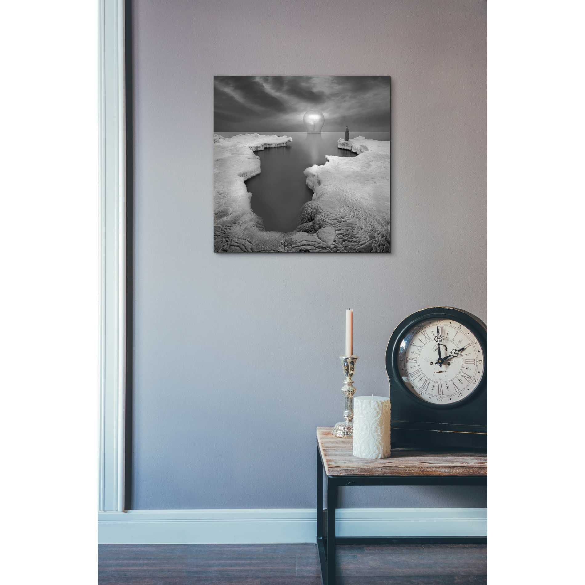 'Lighthouse' by Dariusz Klimczak, Canvas Wall Art,18 x 18