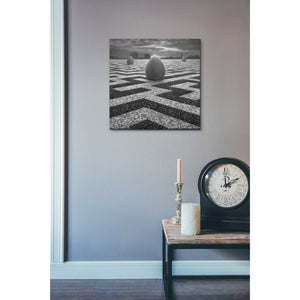 'Ptasi Labirynt' by Dariusz Klimczak, Canvas Wall Art,18 x 18
