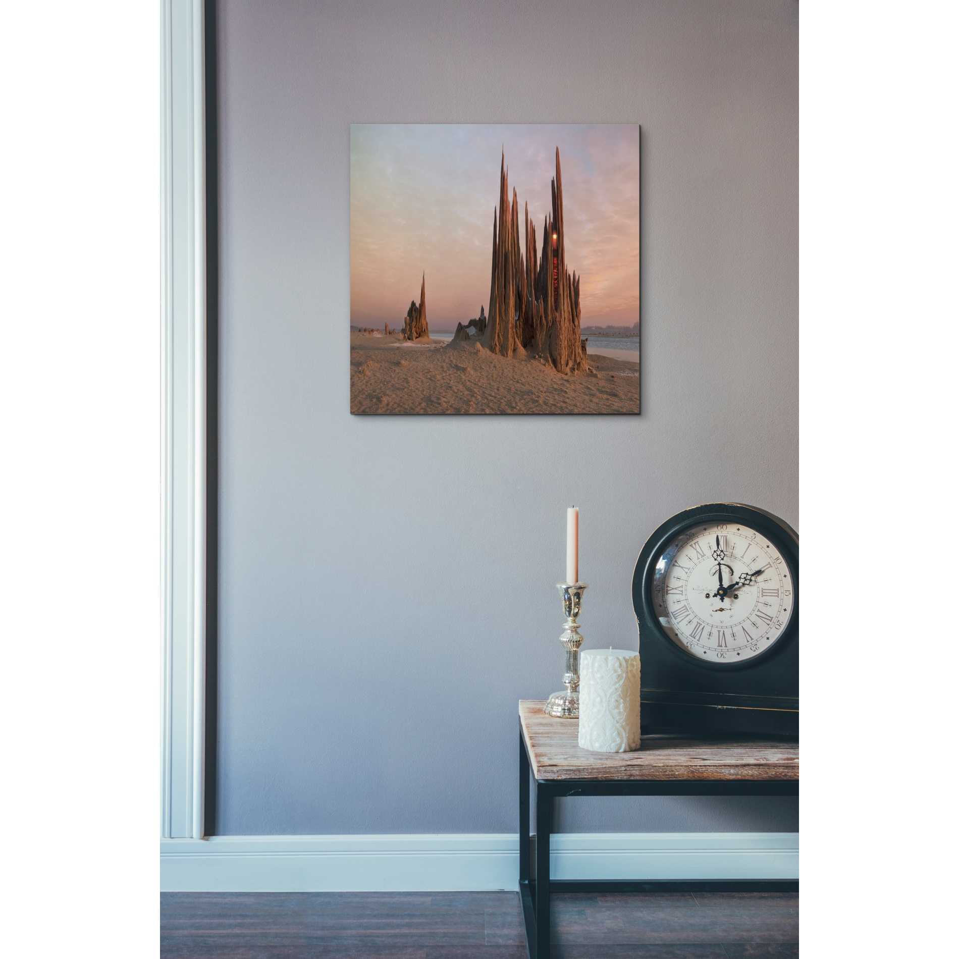 'Cathedral' by Dariusz Klimczak, Canvas Wall Art,18 x 18