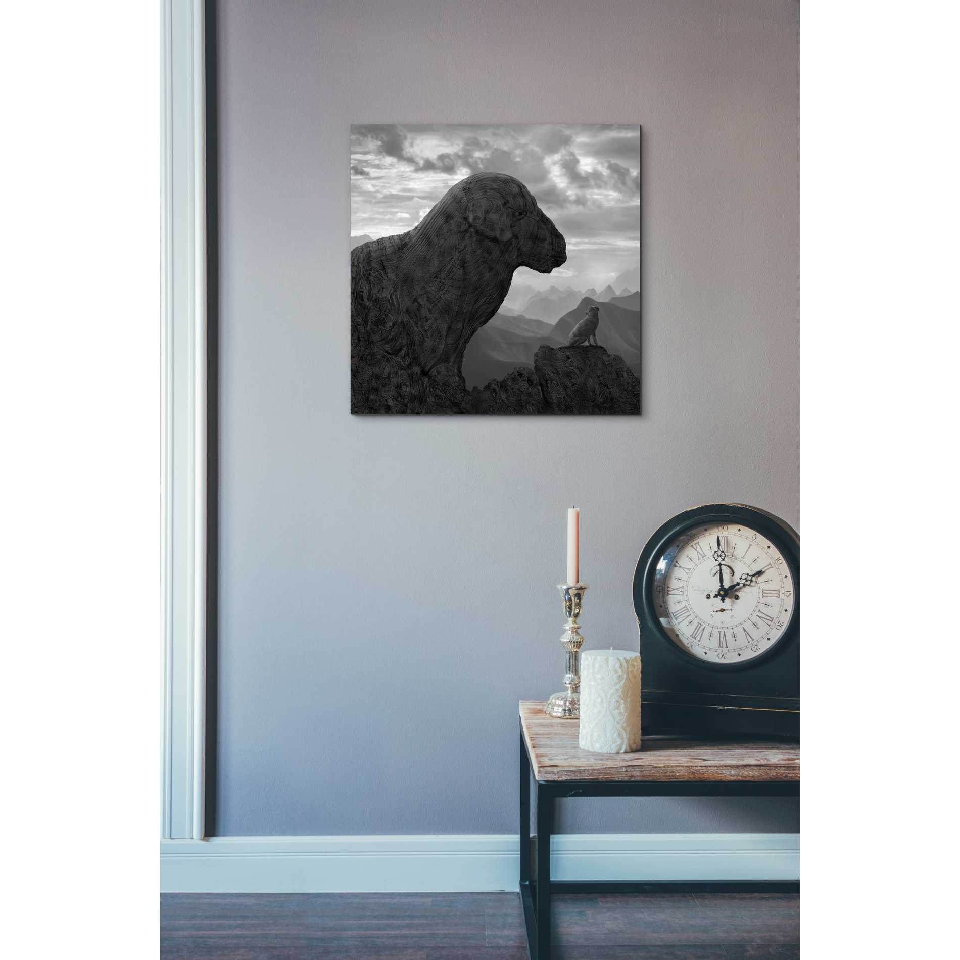 'Dog Rock' by Dariusz Klimczak, Canvas Wall Art,18 x 18