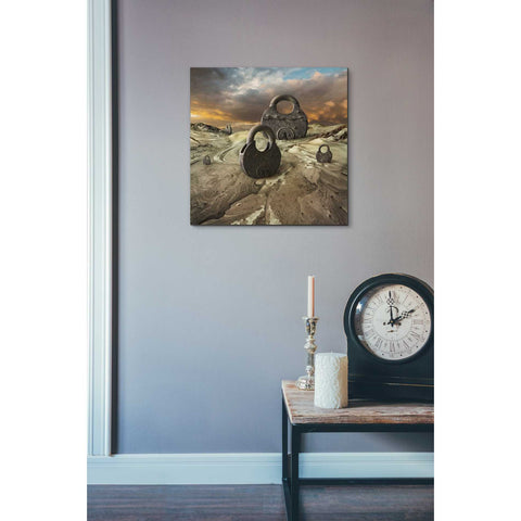 Image of 'Entries' by Dariusz Klimczak, Canvas Wall Art,18 x 18