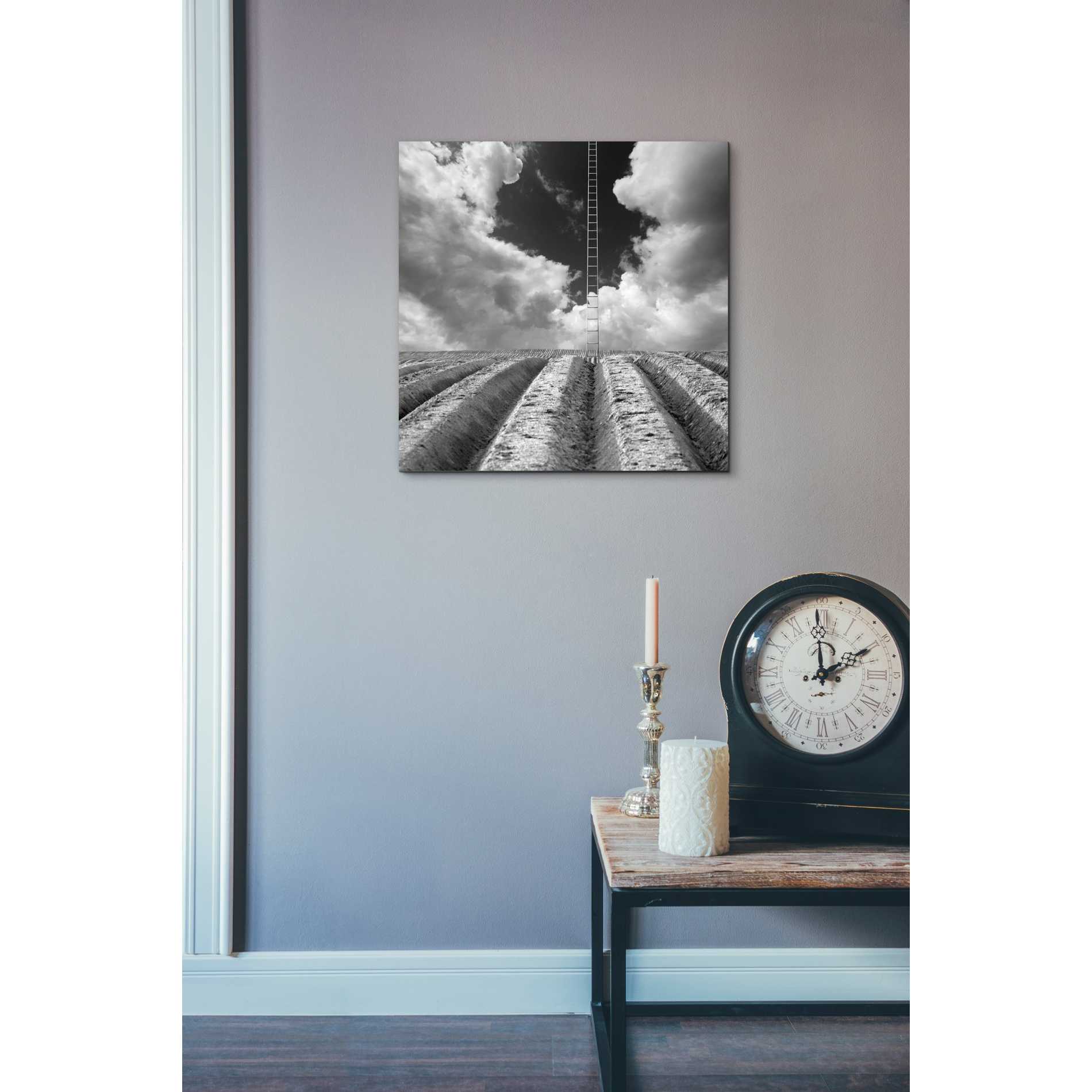 'Drabinka' by Dariusz Klimczak, Canvas Wall Art,18 x 18