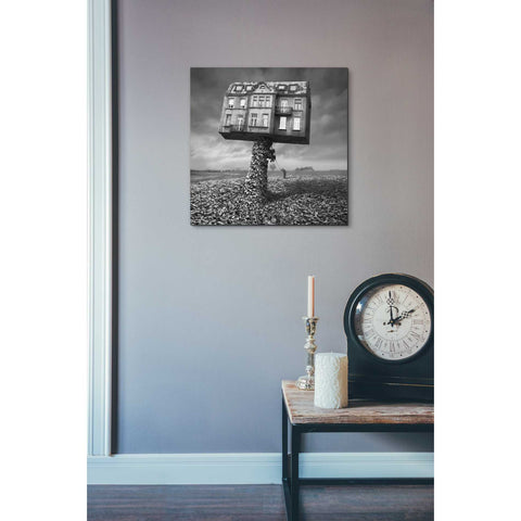 Image of 'Mad Architect' by Dariusz Klimczak, Canvas Wall Art,18 x 18