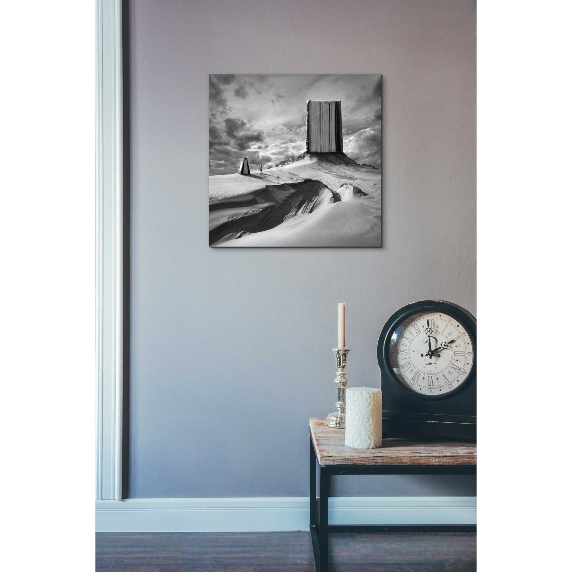'Bookland' by Dariusz Klimczak, Canvas Wall Art,18 x 18
