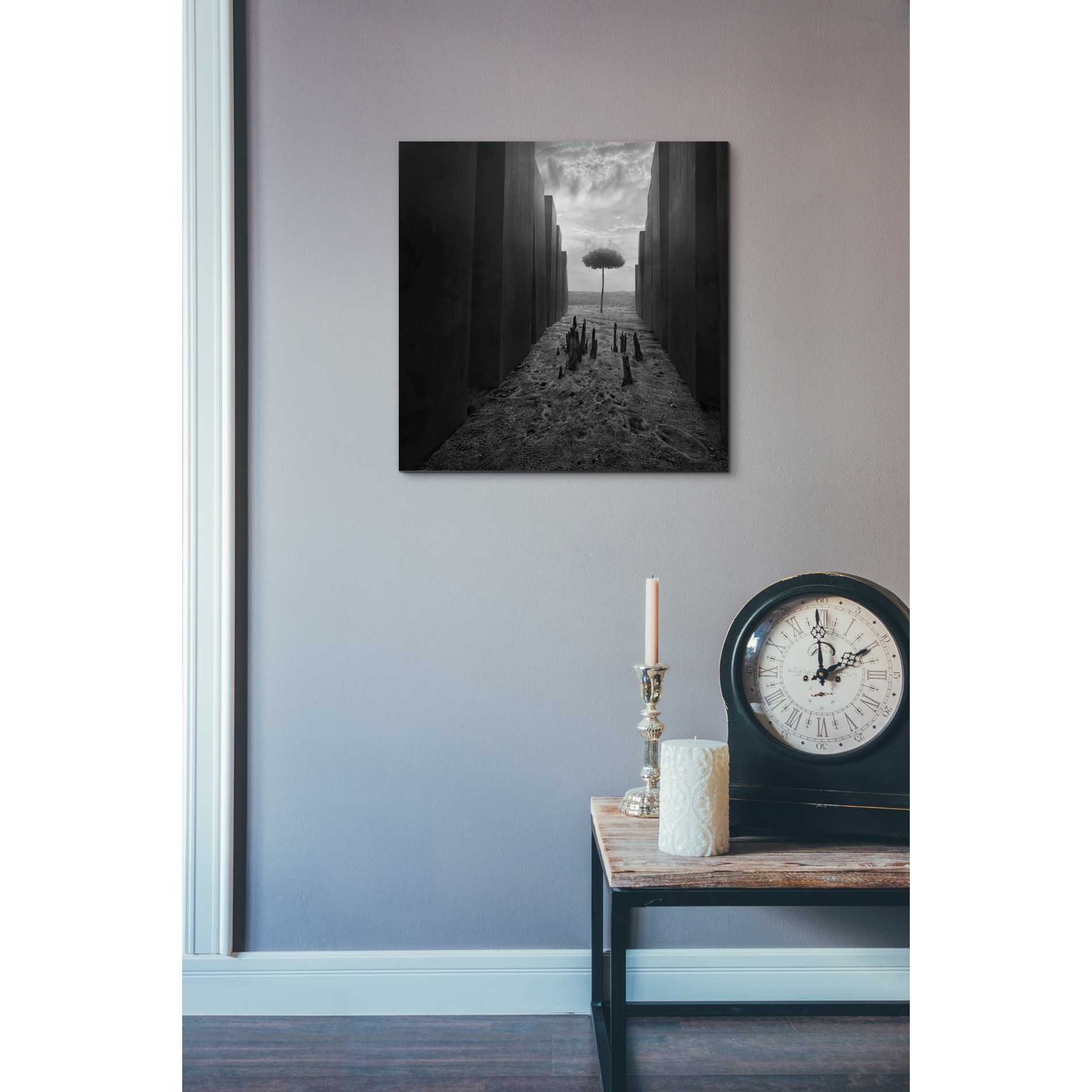 'Passageway' by Dariusz Klimczak, Canvas Wall Art,18 x 18