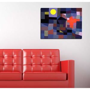 'Fire at Full Moon' by Paul Klee Canvas Wall Art,18 x 24