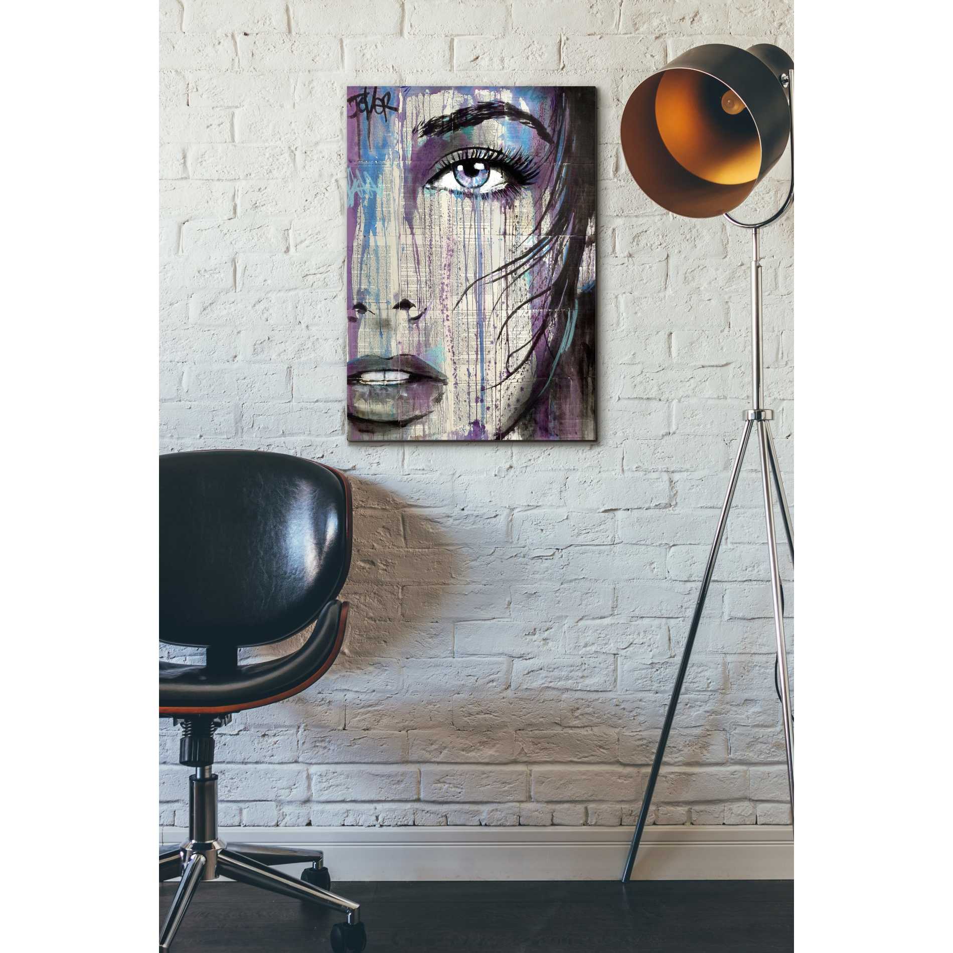 'Indigo Feeling' by Loui Jover, Canvas Wall Art,18 x 26