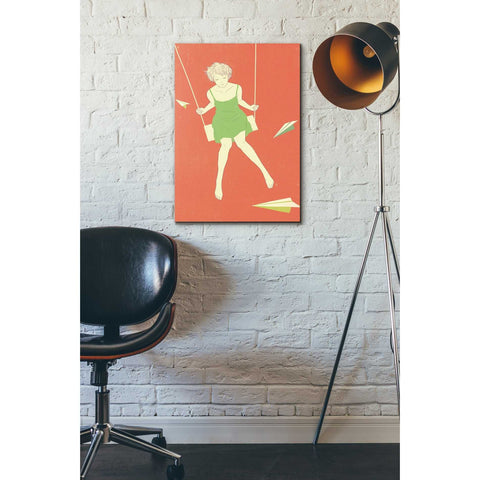 Image of 'Swing' by Sai Tamiya, Canvas Wall Art,18 x 26
