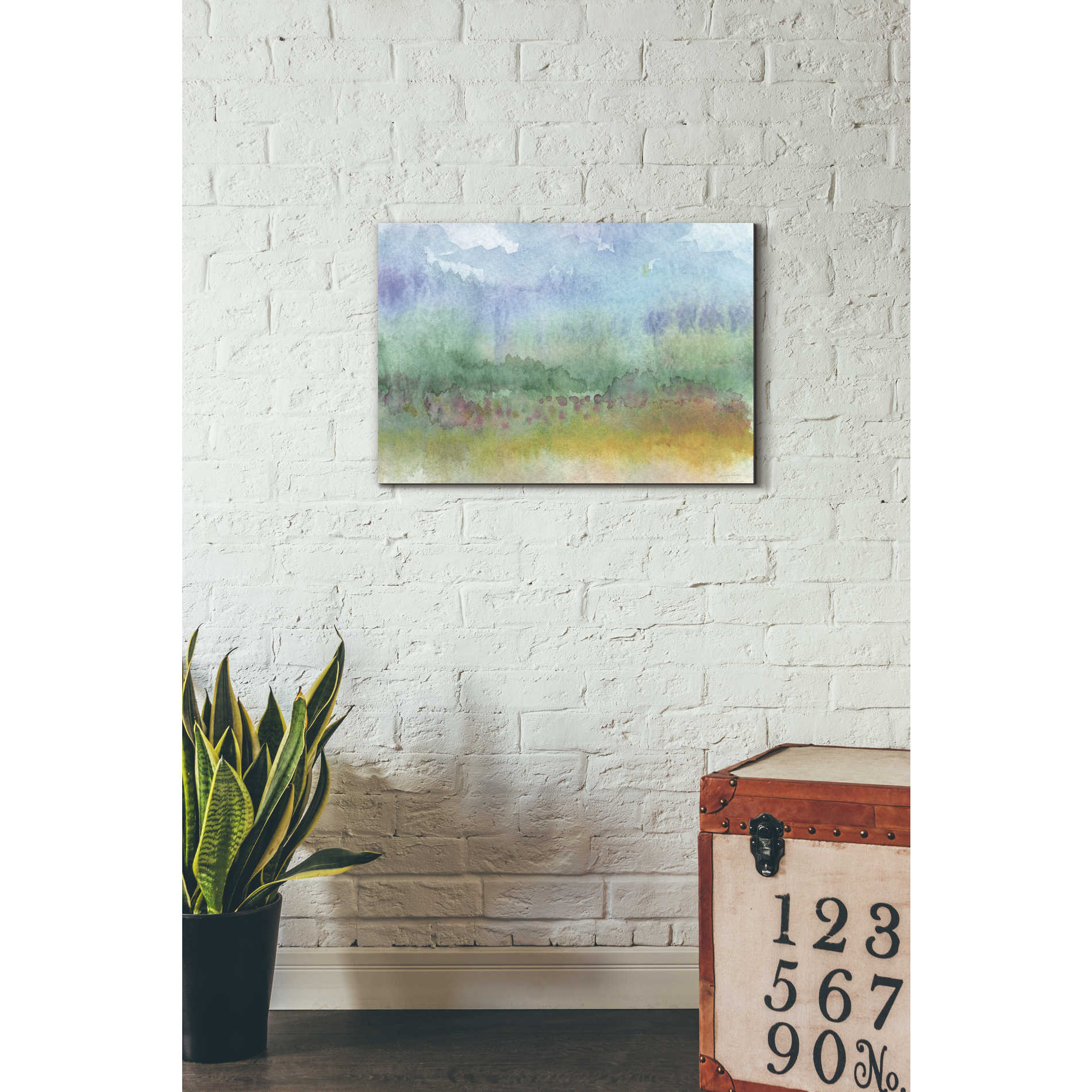 'Color Fields' by Linda Woods, Canvas Wall Art,18 x 26