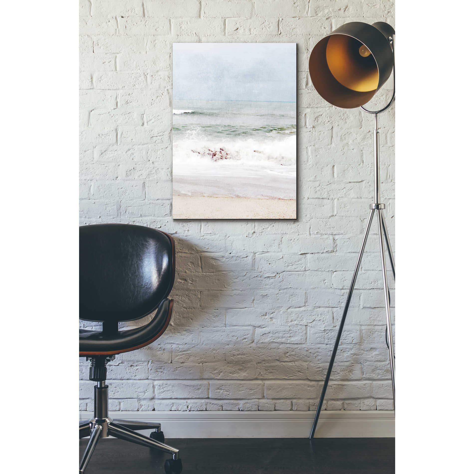 'Pastel Waves' by Linda Woods, Canvas Wall Art,18 x 26