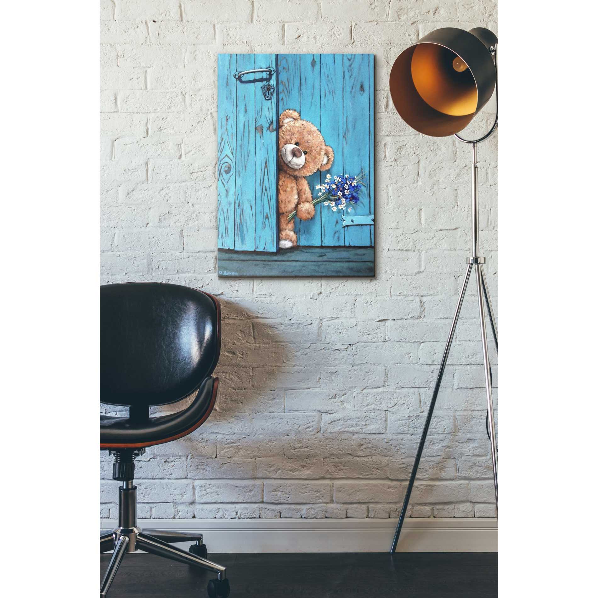 'Visitor' by Alexander Gunin, Canvas Wall Art,18 x 26
