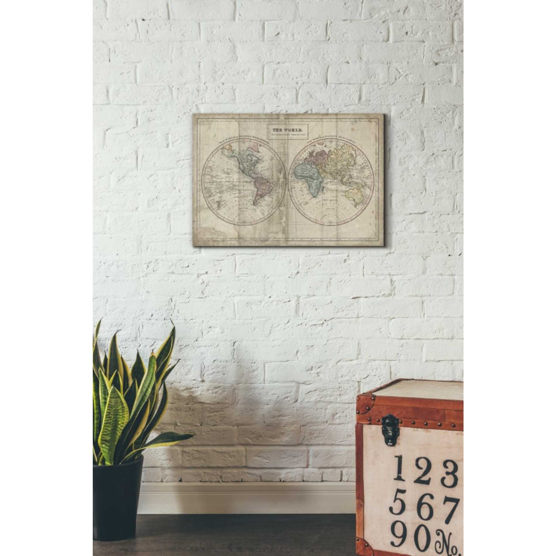 'Old World Eastern Western' by Wild Apple Portfolio, Canvas Wall Art,18 x 26