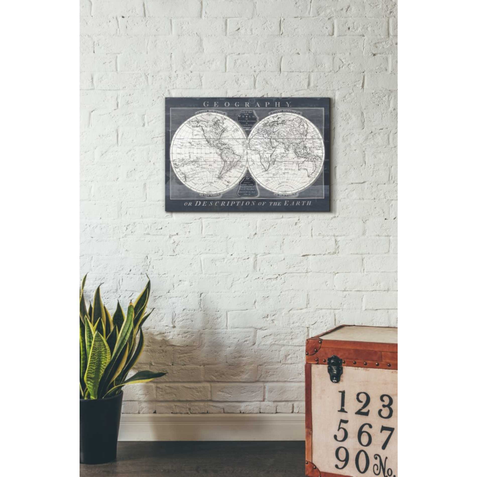 'Old World Globe' by Wild Apple Portfolio, Canvas Wall Art,18 x 26