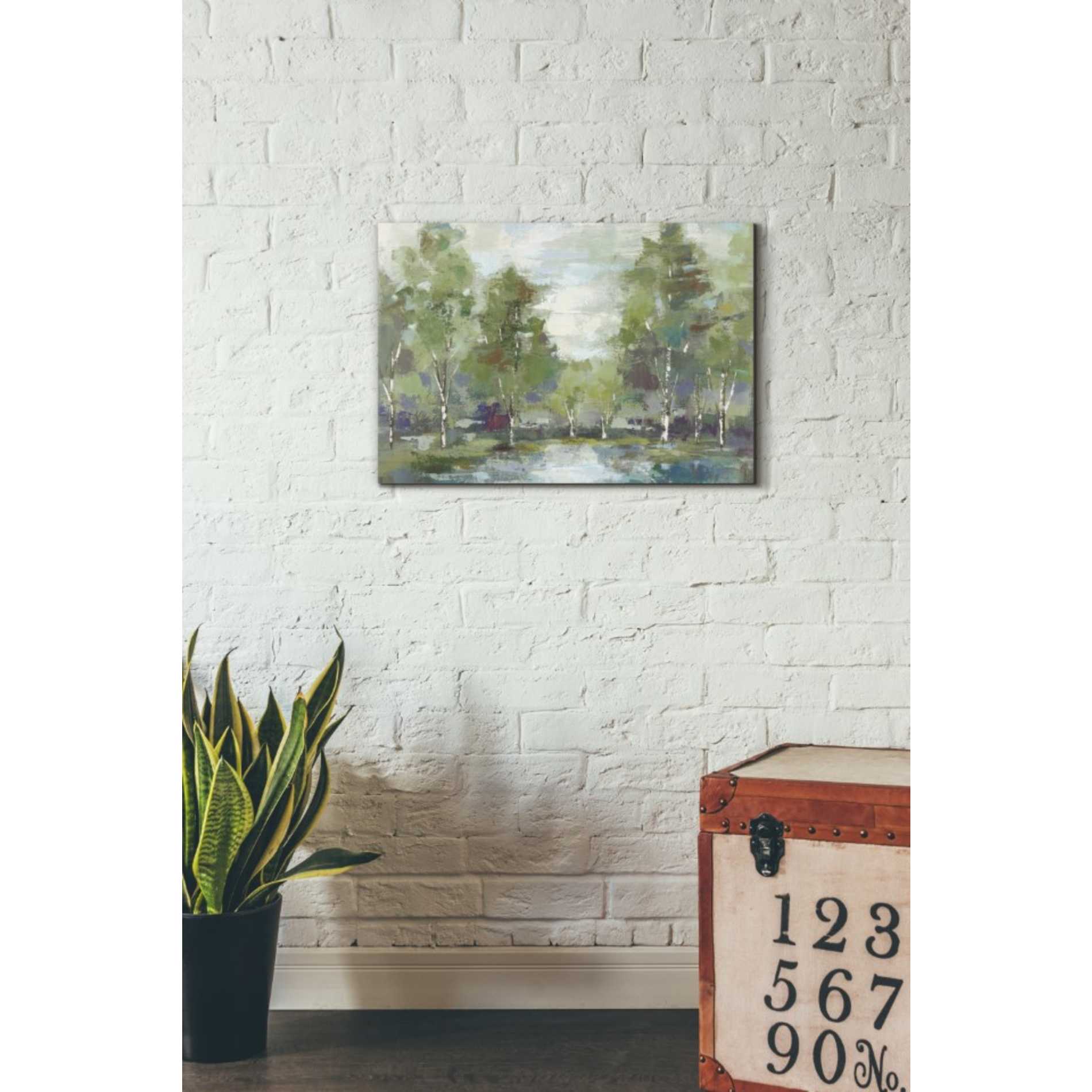 'Forest At Dawn' by Silvia Vassileva, Canvas Wall Art,18 x 26