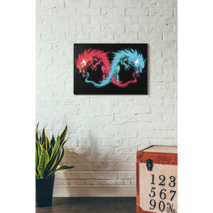 'Double Dragon' by Michael StewArt, Canvas Wall Art,18 x 26