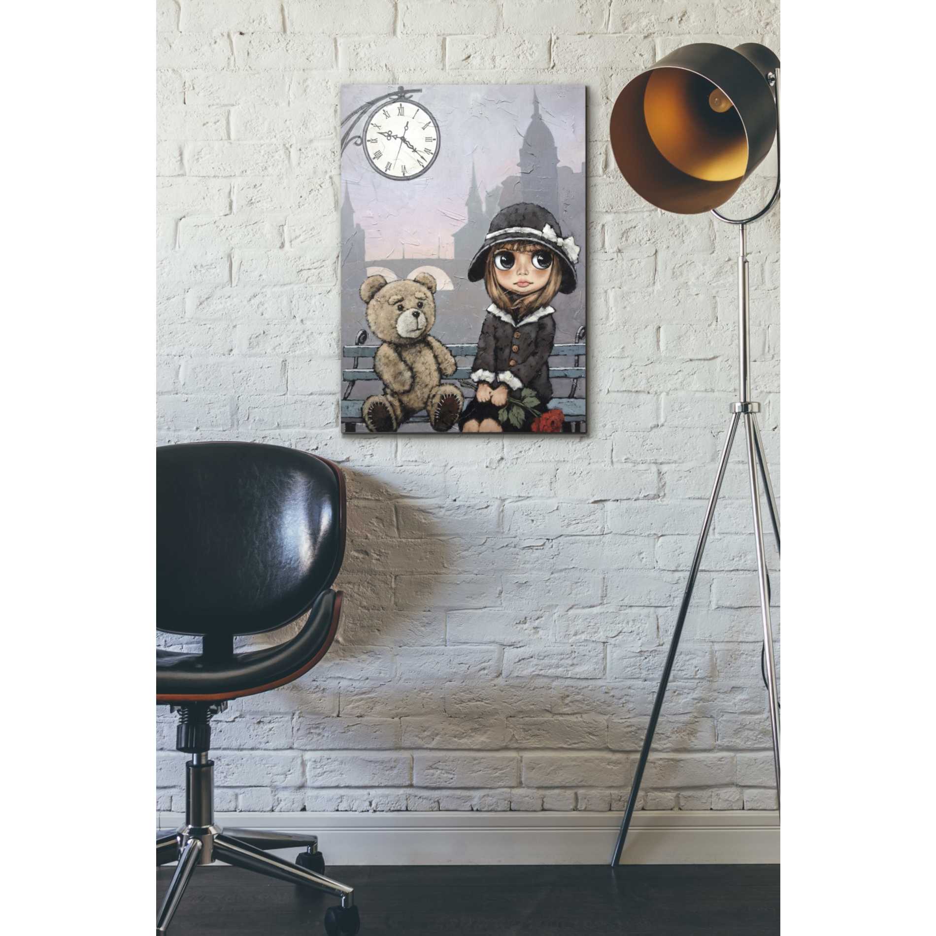 'Appointment with Bear' by Alexander Gunin, Canvas Wall Art,18 x 26