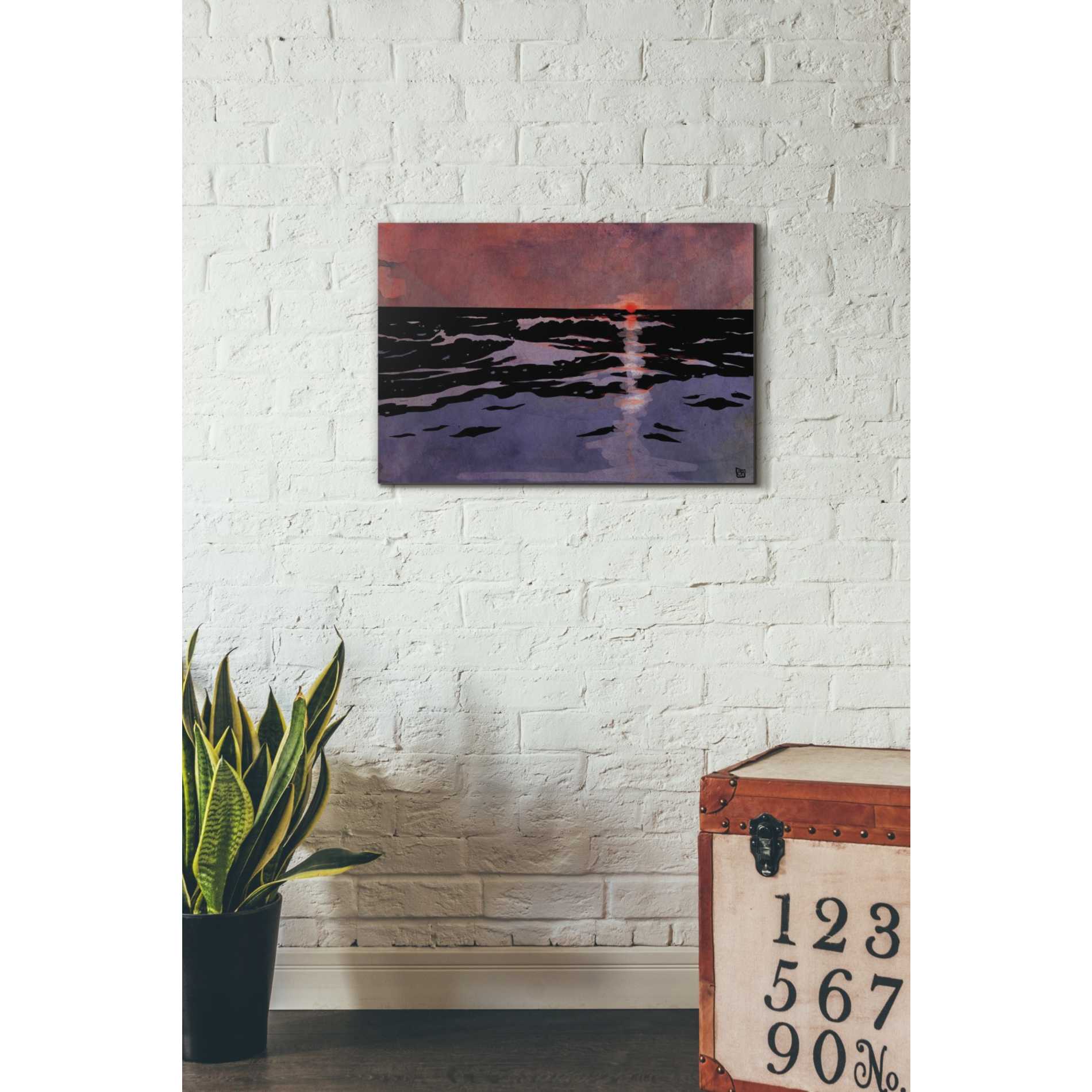 'Ocean 1' by Giuseppe Cristiano, Canvas Wall Art,18 x 26