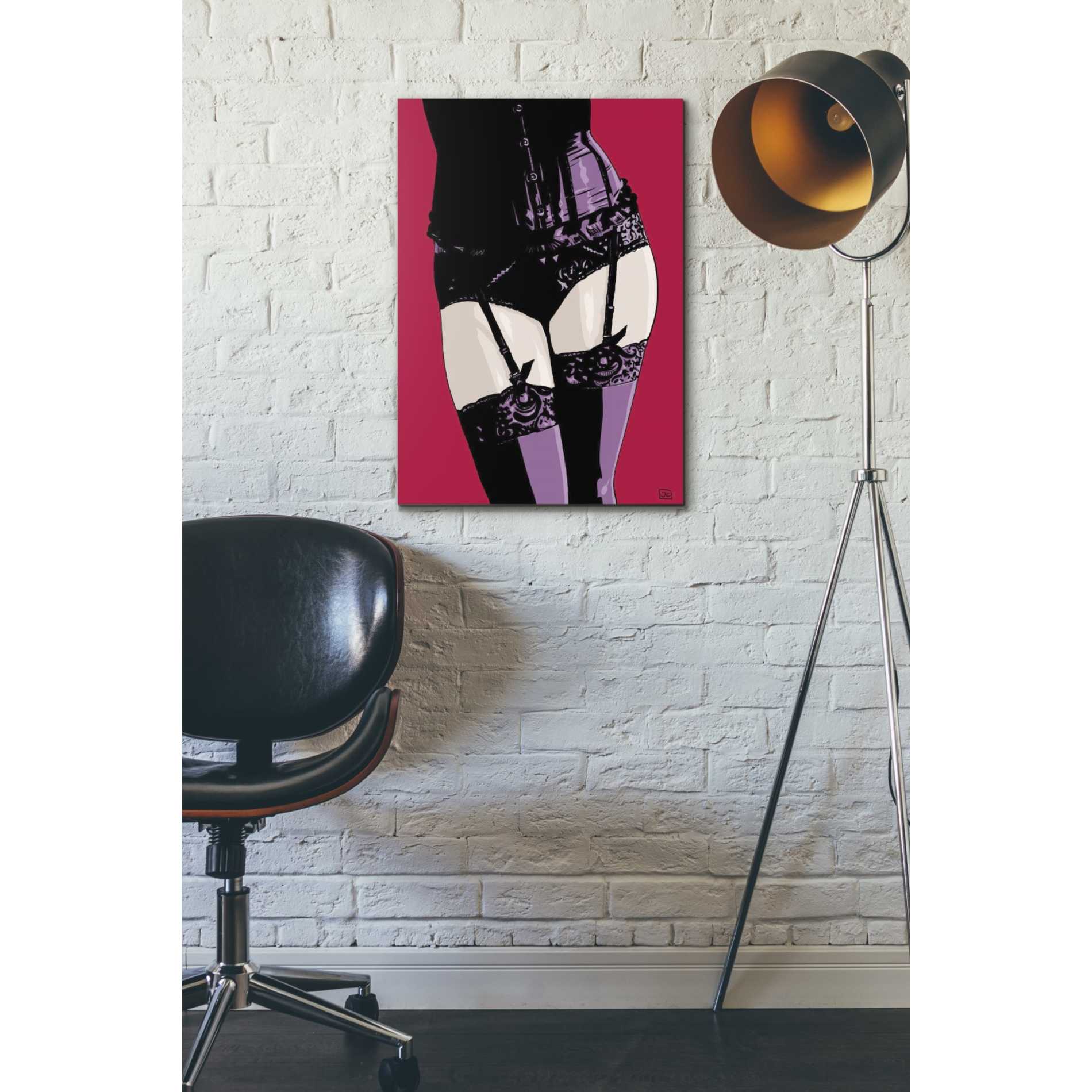 'Purple Corset' by Giuseppe Cristiano, Canvas Wall Art,18 x 26