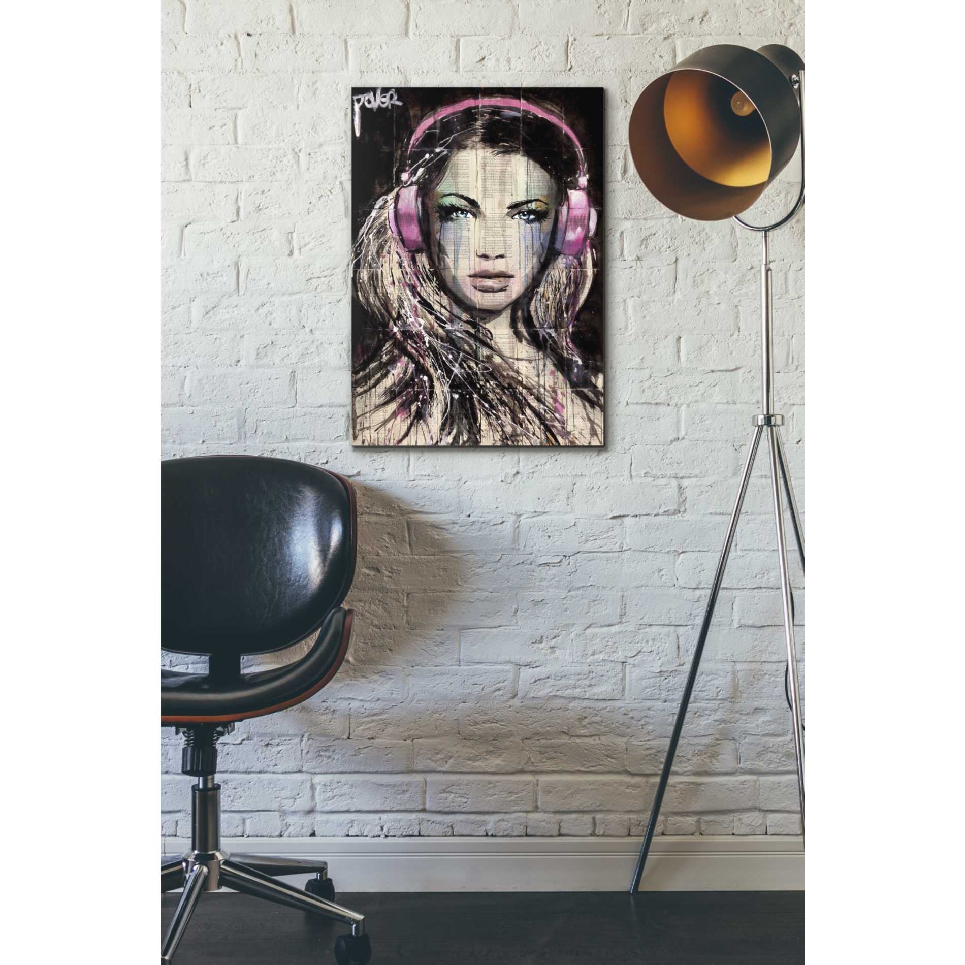 'DJ' by Loui Jover, Canvas Wall Art,18 x 26