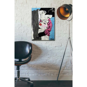 'Pop Lovers' by Loui Jover, Canvas Wall Art,18 x 26