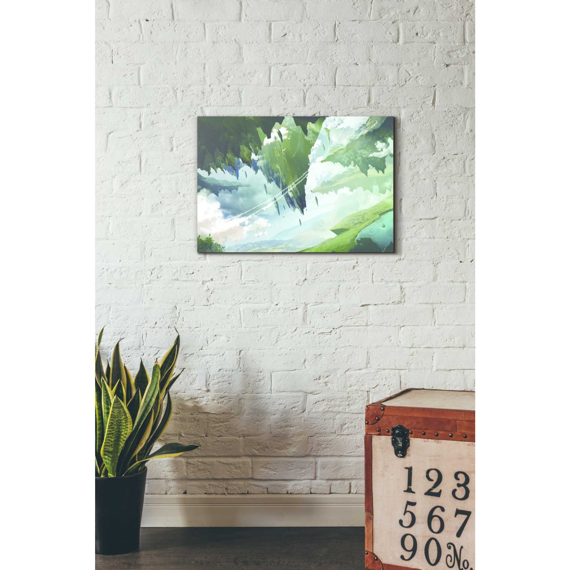 'Floating Island' by Jonathan Lam, Canvas Wall Art,18 x 26