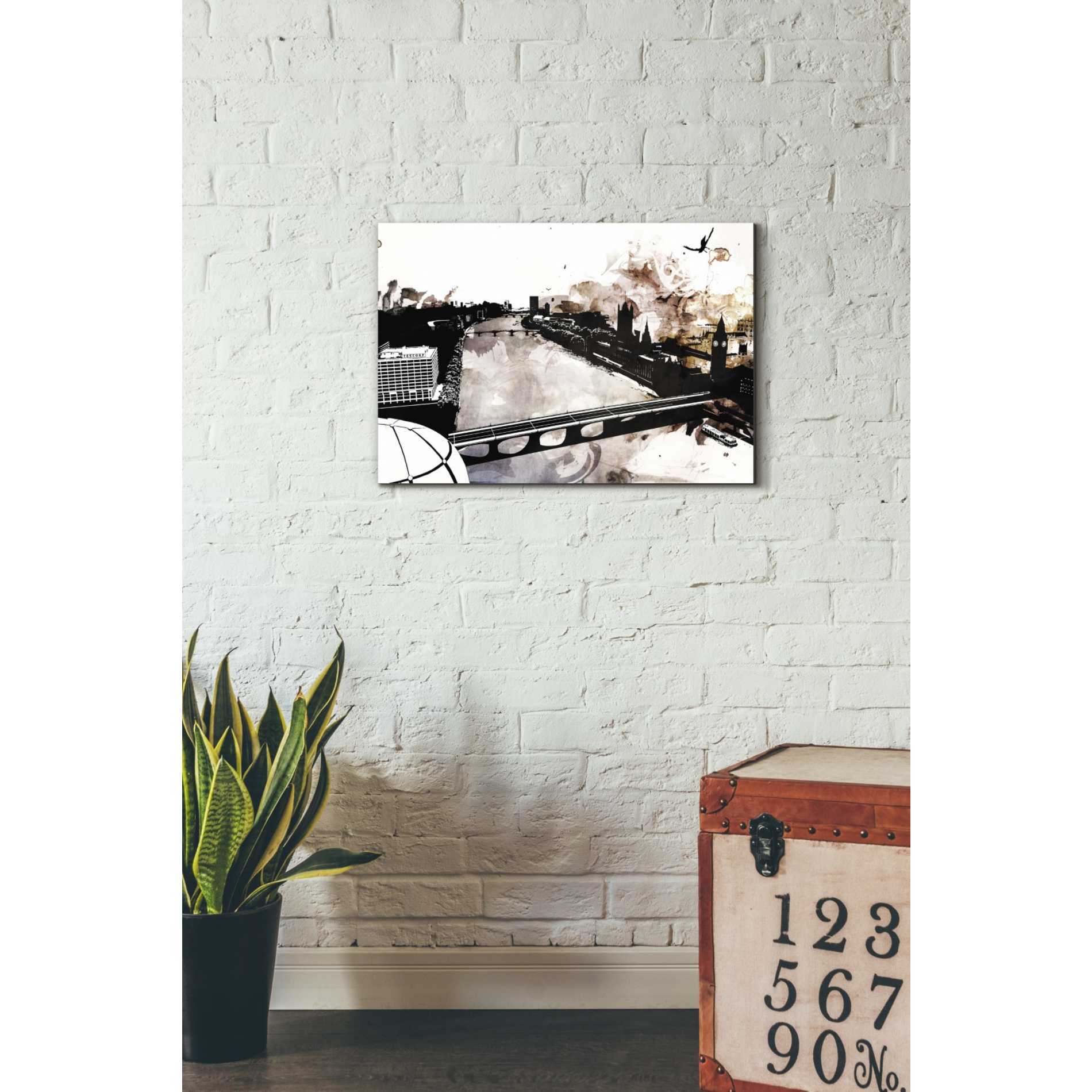 'London Landscape' by Jonathan Lam, Giclee Canvas Wall Art