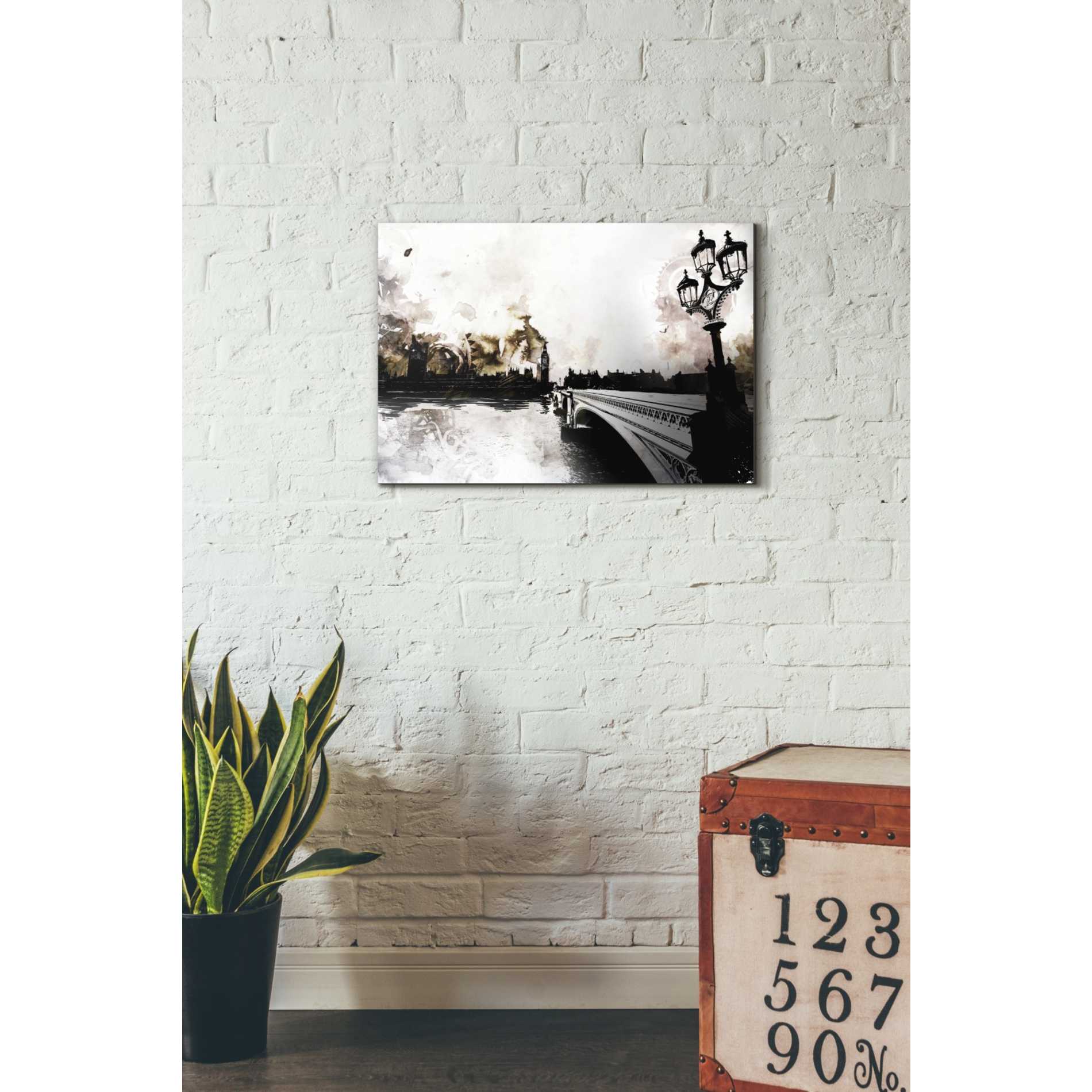 'The Thames' by Jonathan Lam, Giclee Canvas Wall Art