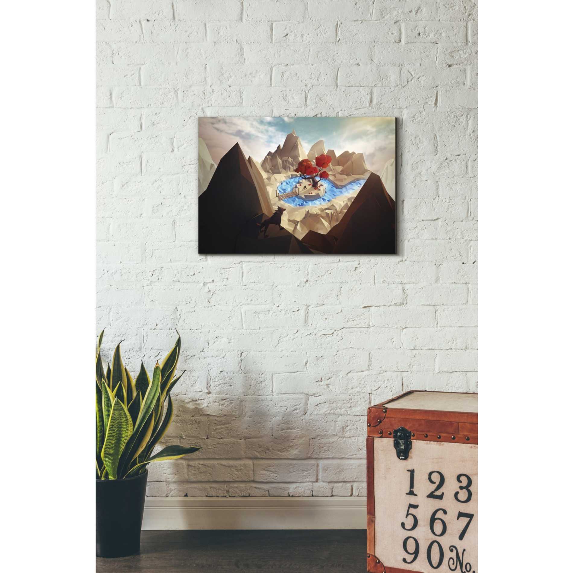 'Hidden Camp' by Jonathan Lam, Giclee Canvas Wall Art