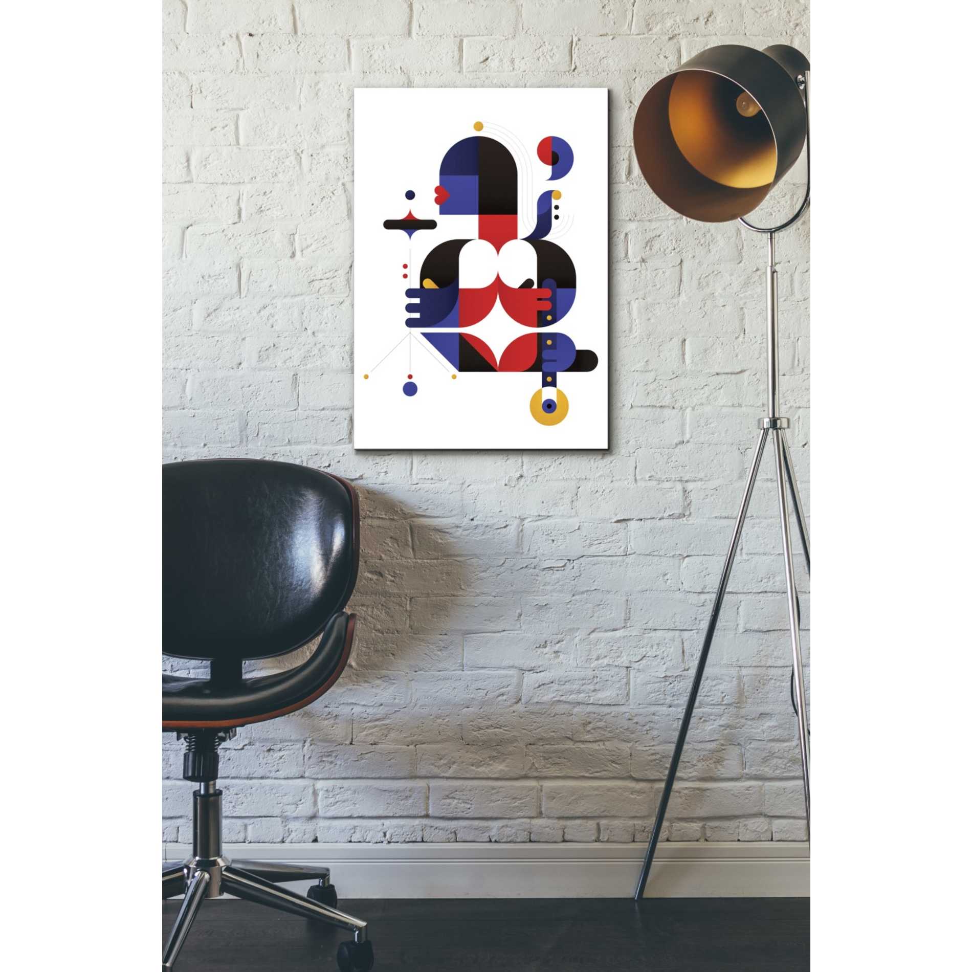 'Chameleon' by Antony Squizzato, Canvas Wall Art,18 x 26