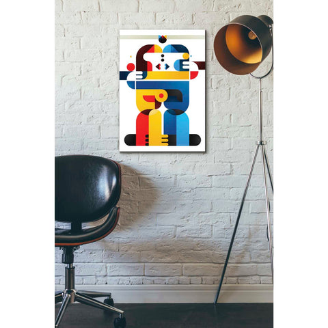 Image of 'The Kiss' by Antony Squizzato, Canvas Wall Art,18 x 26