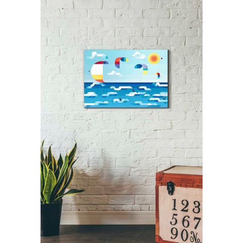 Image of 'Kites Dance' by Antony Squizzato, Canvas Wall Art,18 x 26