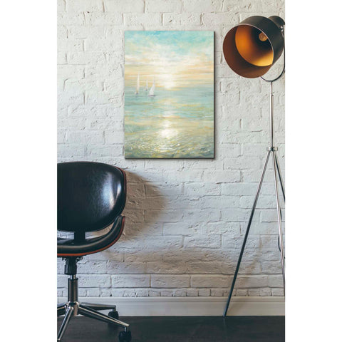 Image of 'Sunrise Sailboats I' by Danhui Nai, Canvas Wall Art,18 x 26