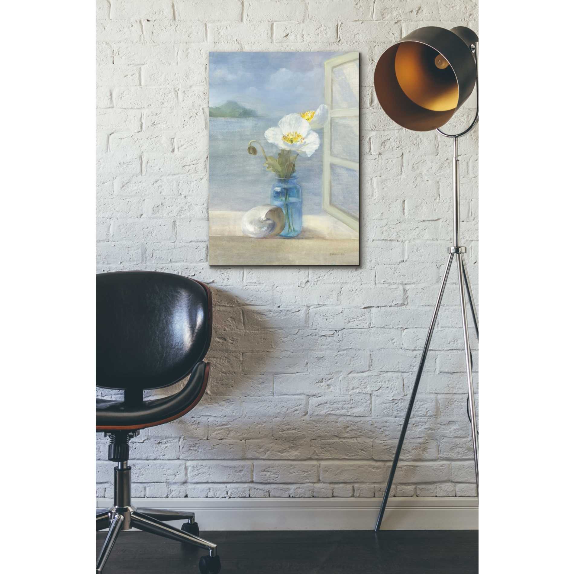 'Coastal Florals II' by Danhui Nai, Canvas Wall Art,18 x 26